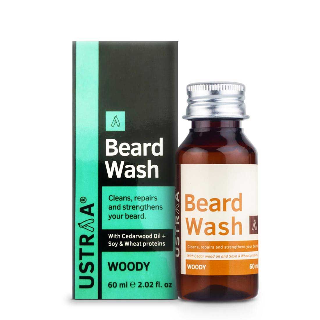 Ustraa Woody Beard Wash